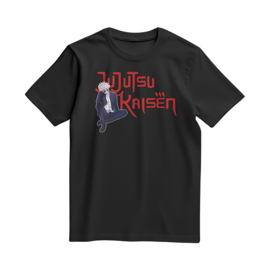 Gojo Satoru (Jujutsu Kaisen) Oversized Black T-shirt