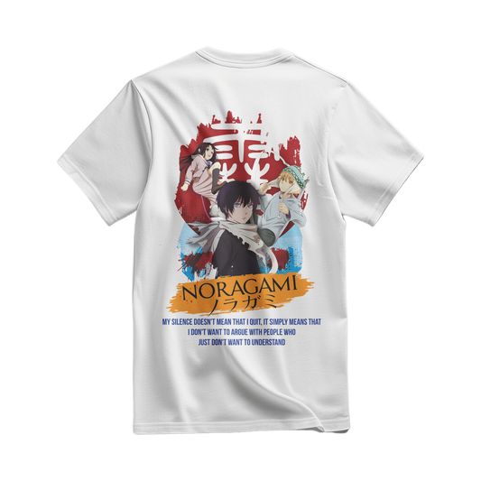 Noragami Oversized White T-shirt