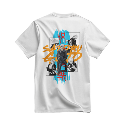 Gojo Satoru (Jujutsu Kaisen) Oversized White T-shirt