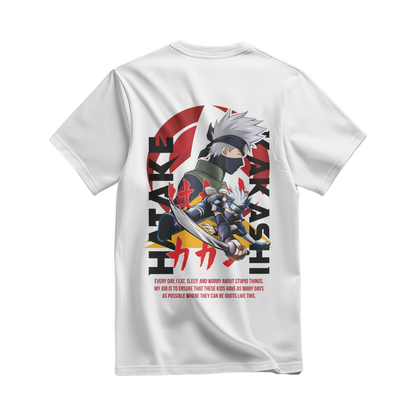 Kakashi Hatake (Naruto) Oversized White T-shirt