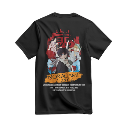 Noragami Oversized Black T-shirt