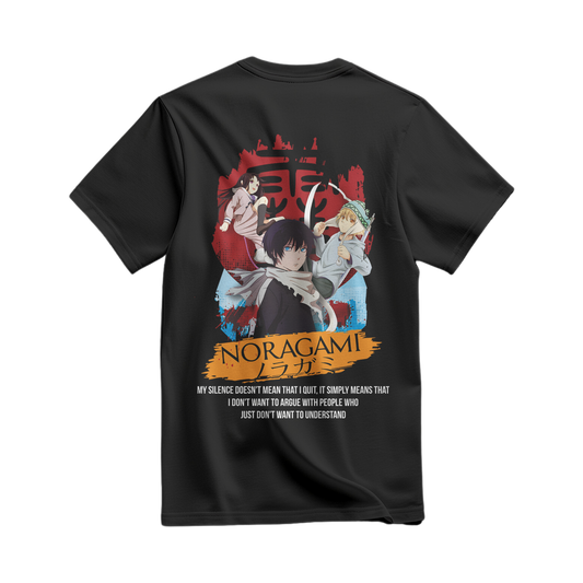 Noragami Oversized Black T-shirt