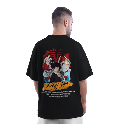 Noragami Oversized Black T-shirt