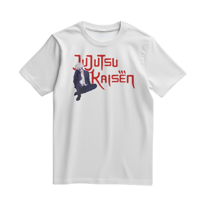 Gojo Satoru (Jujutsu Kaisen) Oversized White T-shirt