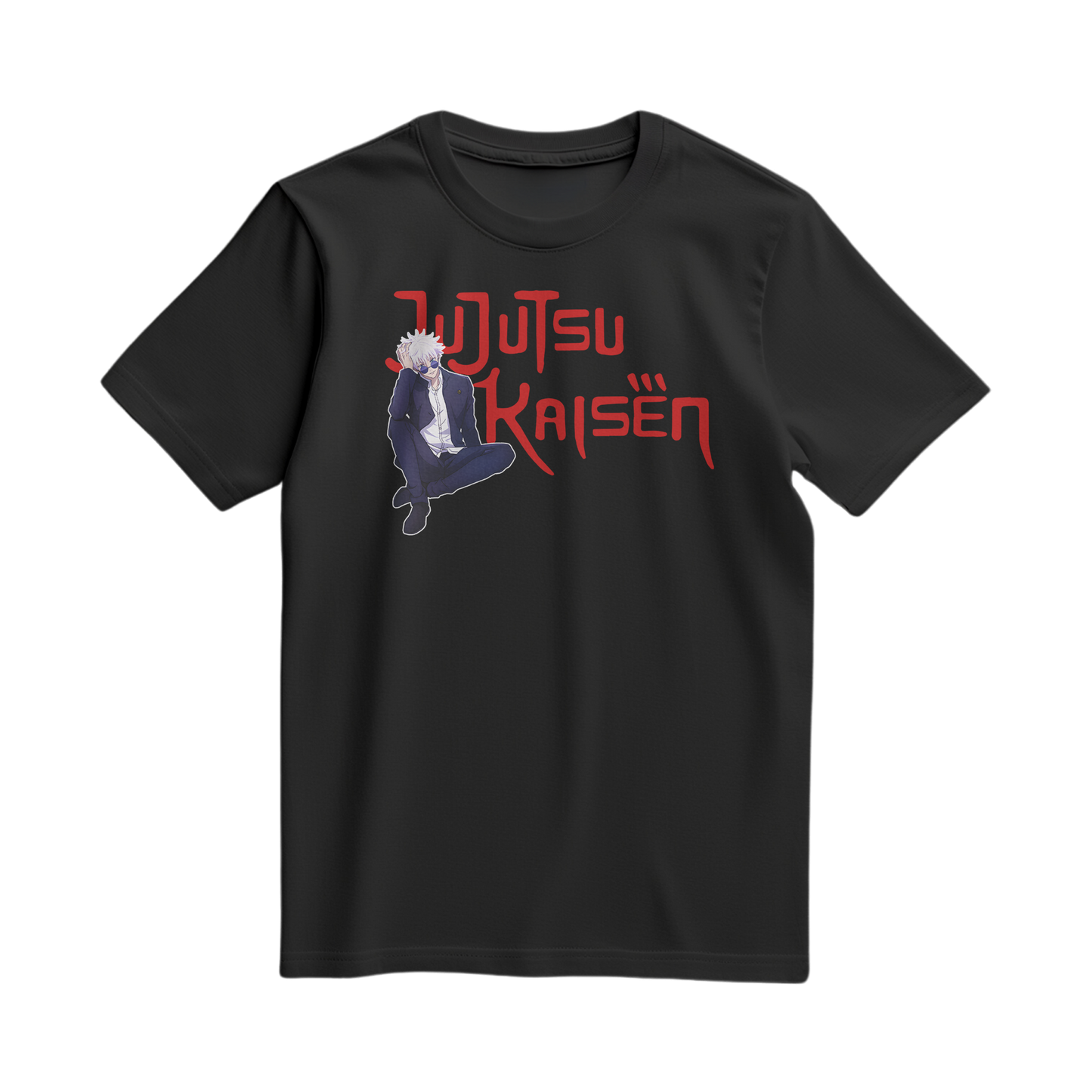 Gojo Satoru (Jujutsu Kaisen) Oversized Black T-shirt