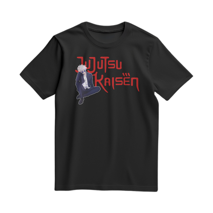 Gojo Satoru (Jujutsu Kaisen) Oversized Black T-shirt