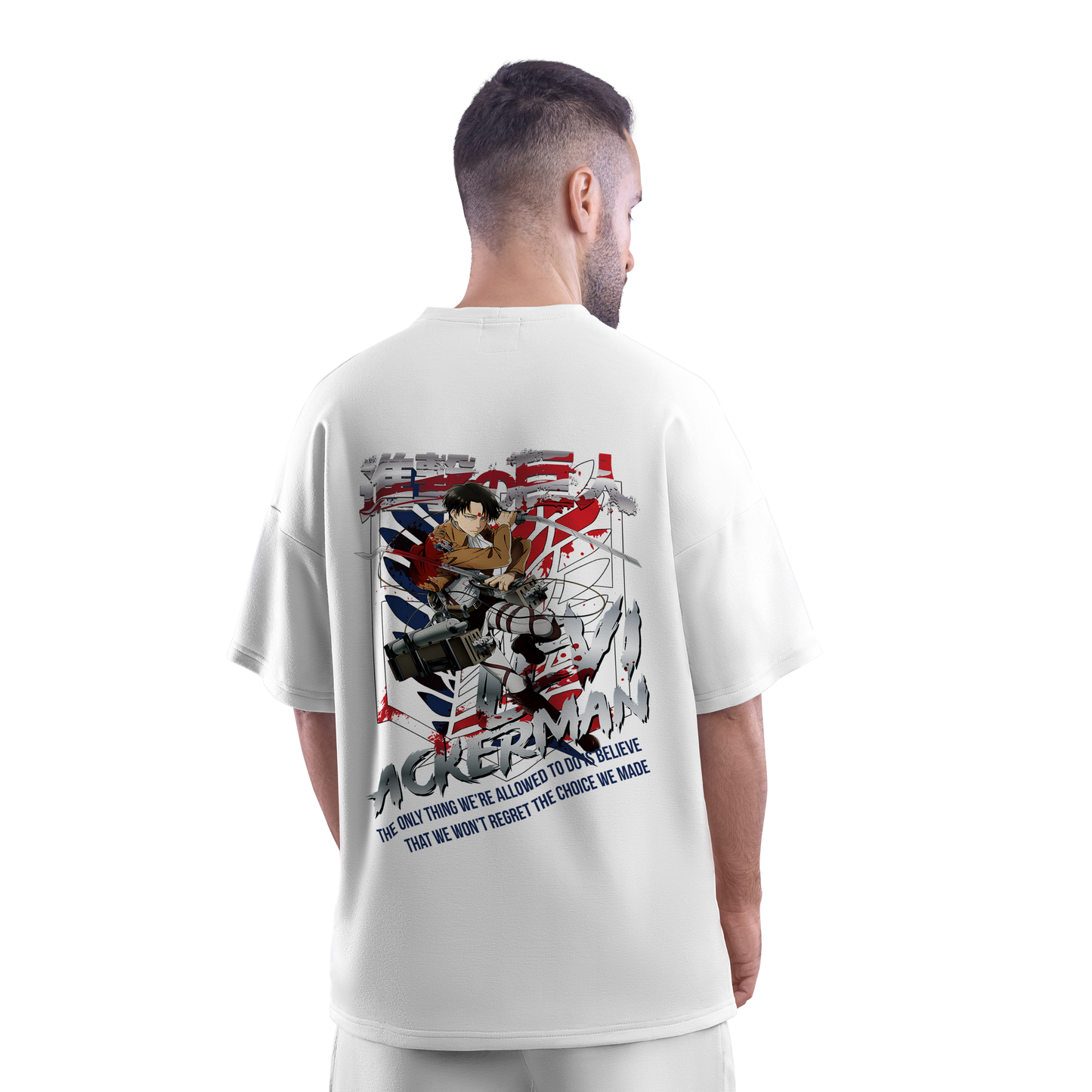 Captain Levi (Attack on Titan) Oversized T-shirt